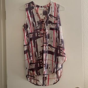 Lush Sleeveless Blouse